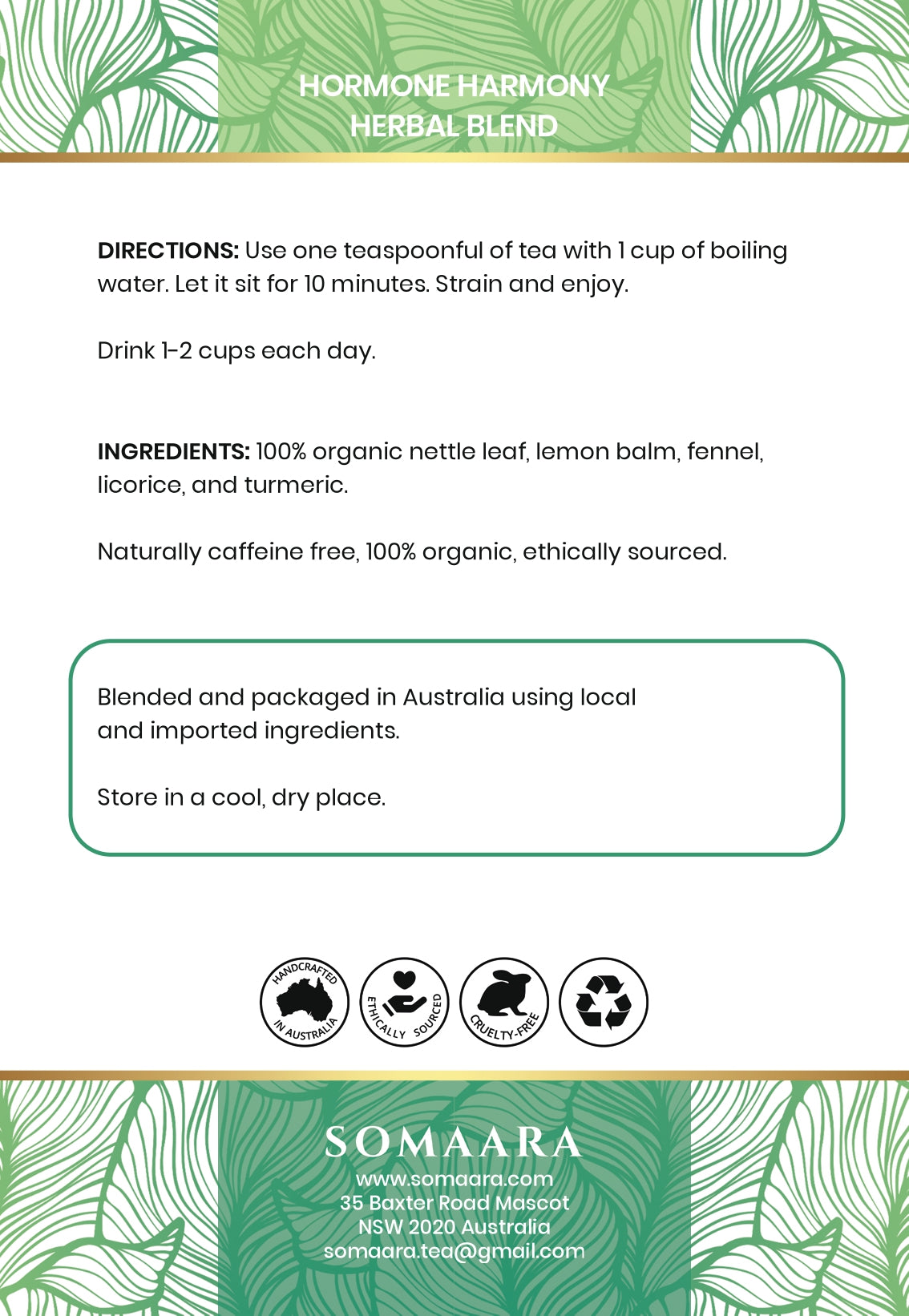 Hormone Harmony Herbal Blend